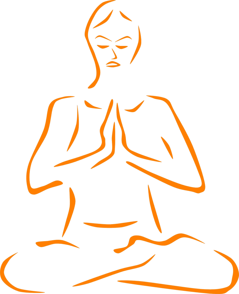 Meditating Icon