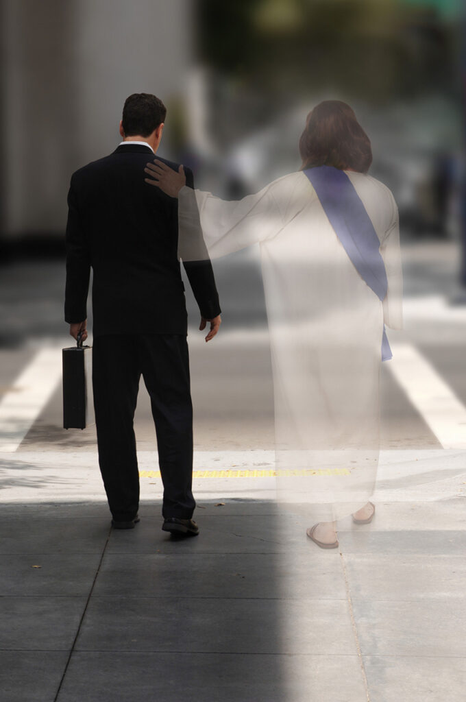 Businessman with Spirit