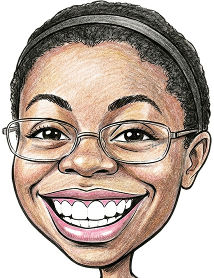 Ericka H Headshot Caricature